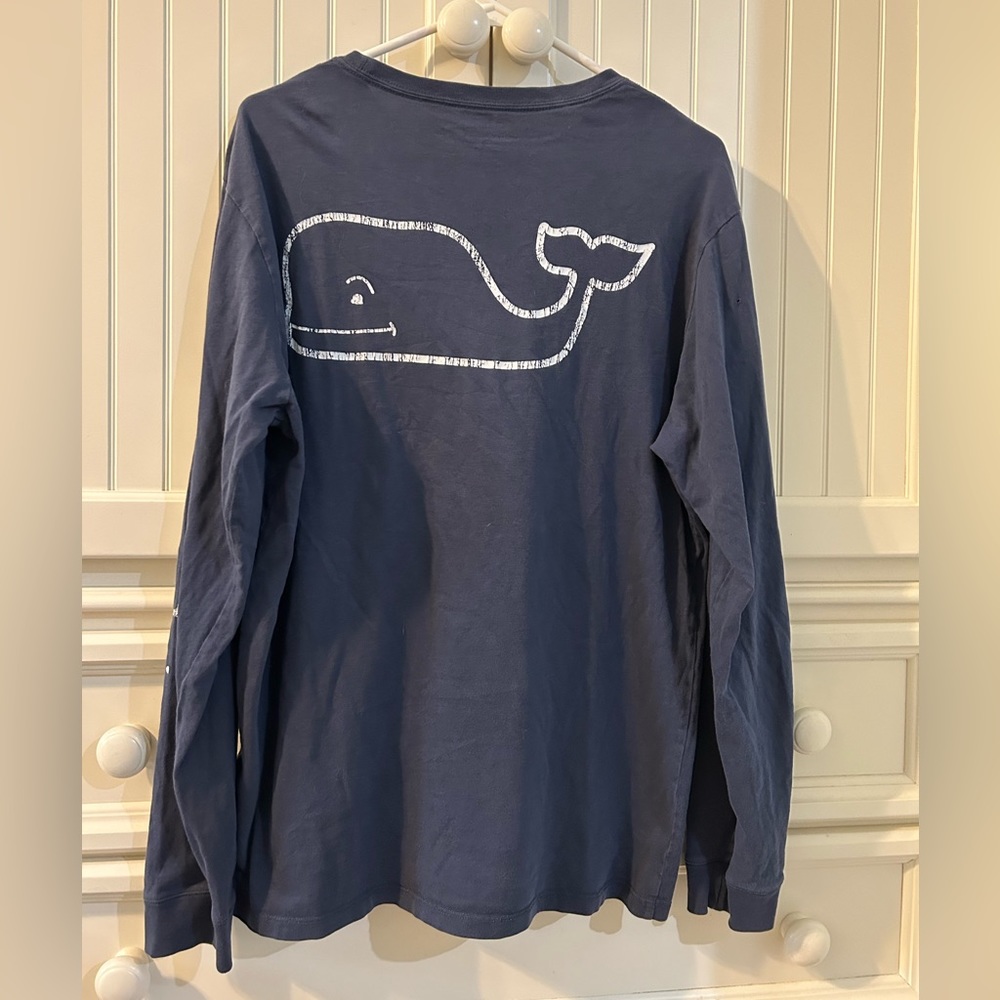 Vineyard vines long sleeve logo tee